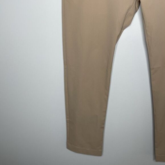 J.CREW Tech Pant Men 33 x 30 Slim Lightweight Khaki Tan Performance AA712 - Picture 4 of 16
